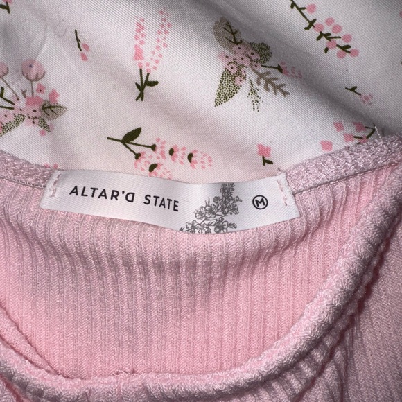 Pink Ruffle Sleeve Top - Picture 2 of 4